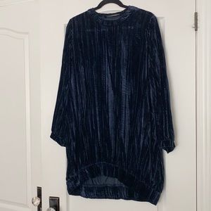 Zara blue soft dress